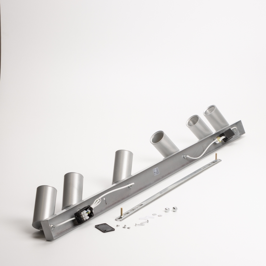 Brilagi - Bathroom spotlight SELE 6xGU10/30W/230V IP44 silver