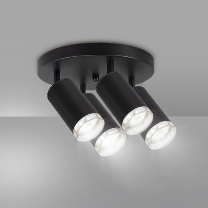 Brilagi - Bathroom spotlight SELE AQUA 4xGU10/30W/230V IP44 black