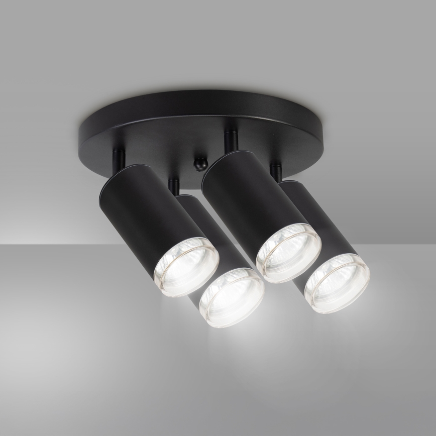 Brilagi - Bathroom spotlight SELE AQUA 4xGU10/30W/230V IP44 black