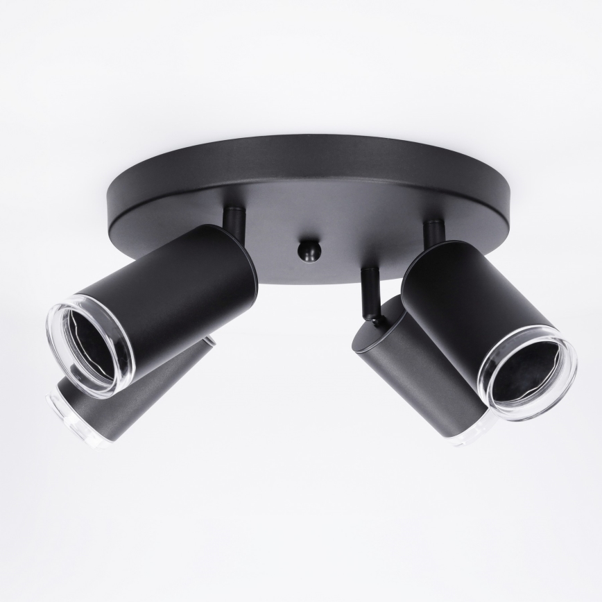 Brilagi - Bathroom spotlight SELE AQUA 4xGU10/30W/230V IP44 black