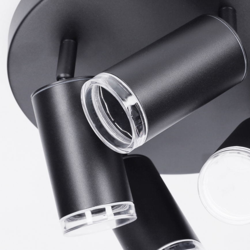 Brilagi - Bathroom spotlight SELE AQUA 4xGU10/30W/230V IP44 black