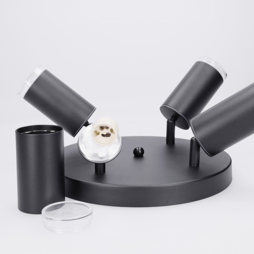 Brilagi - Bathroom spotlight SELE AQUA 4xGU10/30W/230V IP44 black