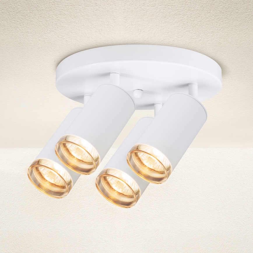 Brilagi - Bathroom spotlight SELE AQUA 4xGU10/30W/230V IP44 white