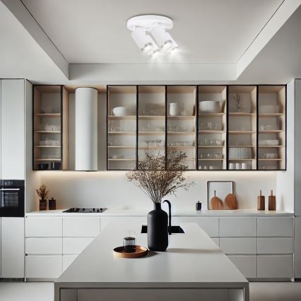 Brilagi - Bathroom spotlight SELE AQUA 4xGU10/30W/230V IP44 white