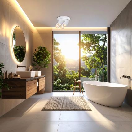 Brilagi - Bathroom spotlight SELE AQUA 4xGU10/30W/230V IP44 white