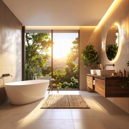 Brilagi - Bathroom wall spotlight SELE AQUA 4xGU10/30W/230V IP44 white