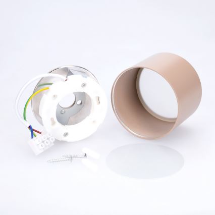 BRILAGI - Bathroom spotlight SMOOTH 1xGX53/15W/230V 60x82 mm beige IP54