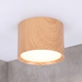 BRILAGI - Bathroom spotlight SMOOTH 1xGX53/15W/230V 60x82 mm oak finish IP54