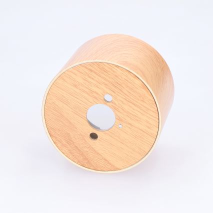 BRILAGI - Bathroom spotlight SMOOTH 1xGX53/15W/230V 60x82 mm oak finish IP54