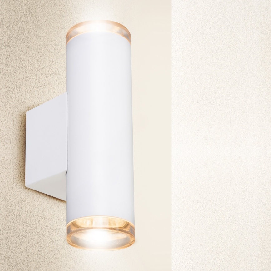 Brilagi - Bathroom wall spotlight SELE AQUA 4xGU10/30W/230V IP44 white