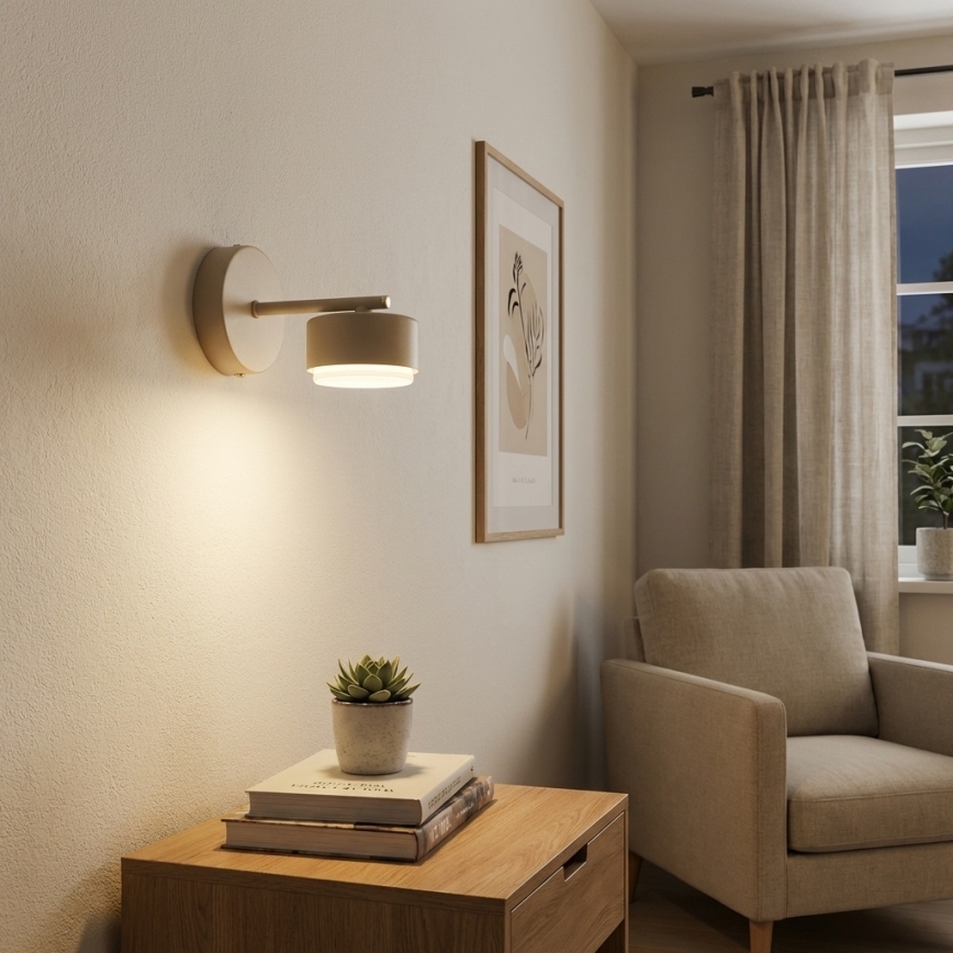 Brilagi - Beige wall lamp MONO 1xGX53/12W/230V