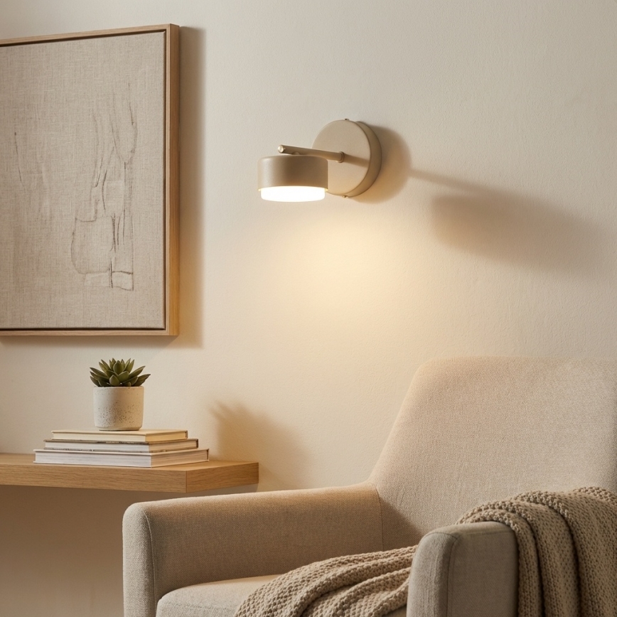 Brilagi - Beige wall lamp MONO 1xGX53/12W/230V