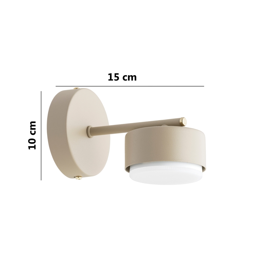 Brilagi - Beige wall lamp MONO 1xGX53/12W/230V