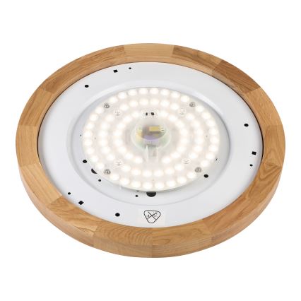 Brilagi - BELLADONNA LED Ceiling Light 36W/230V Ø 40 cm White/Oak