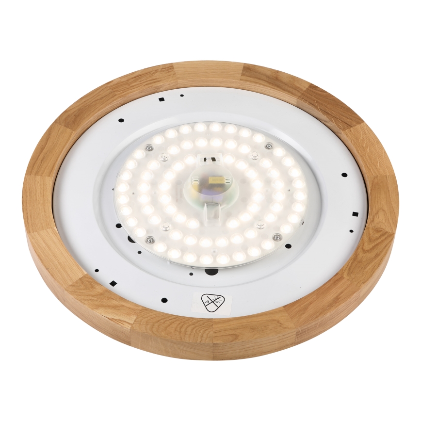 Brilagi - BELLADONNA LED Ceiling Light 36W/230V Ø 40 cm White/Oak