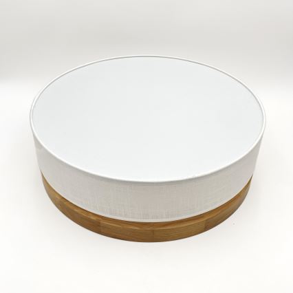 Brilagi - BELLADONNA LED Ceiling Light 36W/230V Ø 40 cm White/Oak