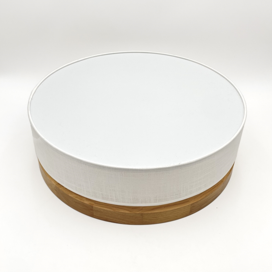 Brilagi - BELLADONNA LED Ceiling Light 36W/230V Ø 40 cm White/Oak