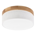 Brilagi - BELLADONNA LED Ceiling Light LED/20W/230V Ø 30 cm White/Oak