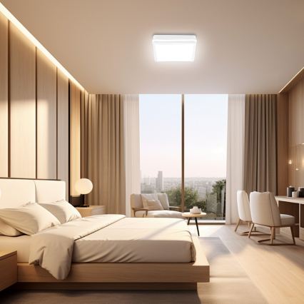 Brilagi - BENE LED Outdoor Light LED/18W/230V 22x22 cm White IP54