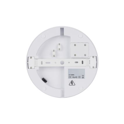 Brilagi - LED Outdoor Ceiling Light with Sensor BENE LED/18W/230V Ø 21.5 cm white IP54