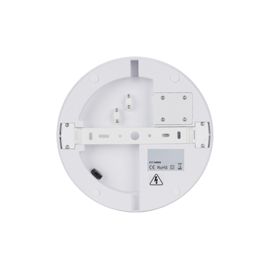 Brilagi - LED Outdoor Ceiling Light with Sensor BENE LED/18W/230V Ø 21.5 cm white IP54