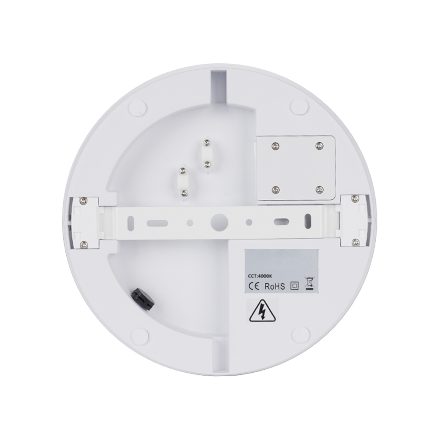 Brilagi - LED Outdoor Ceiling Light with Sensor BENE LED/24W/230V dia. 26 cm white IP54