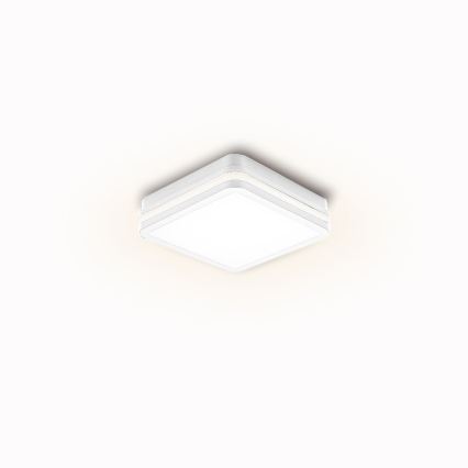 Brilagi - BENE LED Outdoor Luminaire with Sensor LED/18W/230V 22x22 cm White IP54