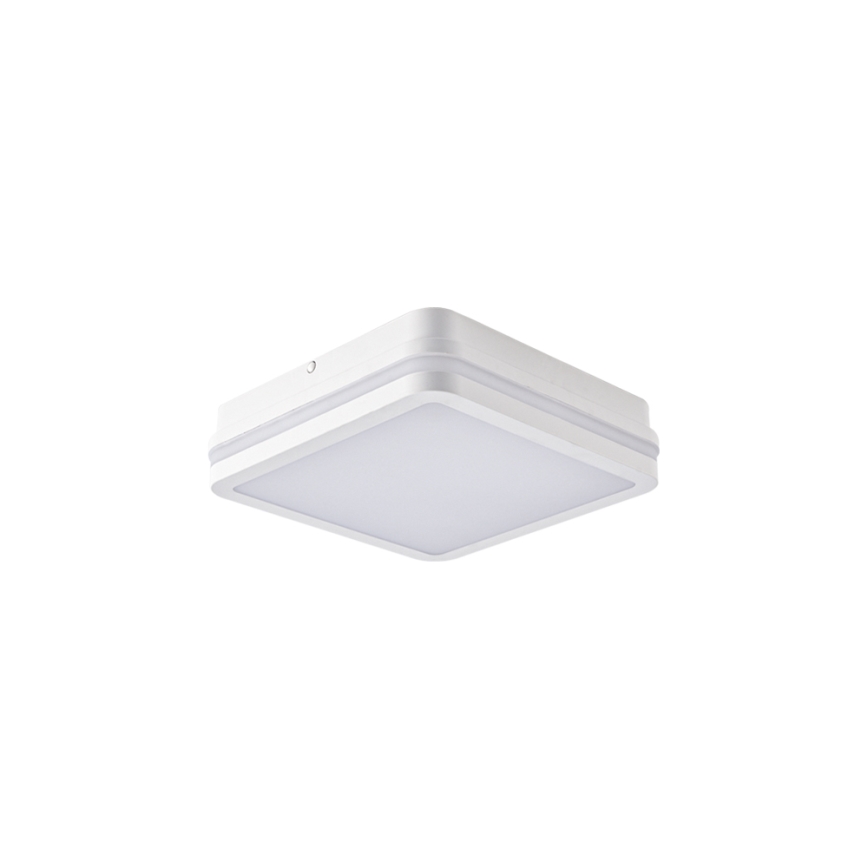 Brilagi - BENE LED Outdoor Luminaire with Sensor LED/18W/230V 22x22 cm White IP54