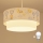 Brilagi - BOBO LED corded children's pendant light 1xE27/60W/230V Ø 40 cm white/beige with animal motifs