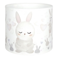 BRILAGI - BOBO Universal E27 Lampshade, 15 cm diameter, White with Cute Bunnies