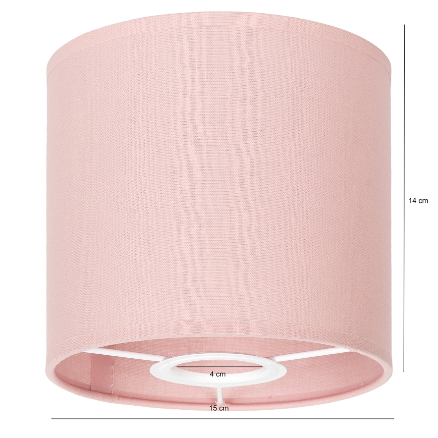 BRILAGI - BOBO Universal E27 Lampshade, dia. 15 cm, Pink
