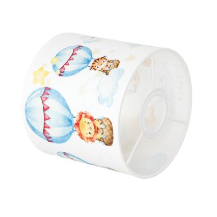 BRILAGI - BOBO Universal Lampshade E27, 15 cm diameter, White with Animal Motif