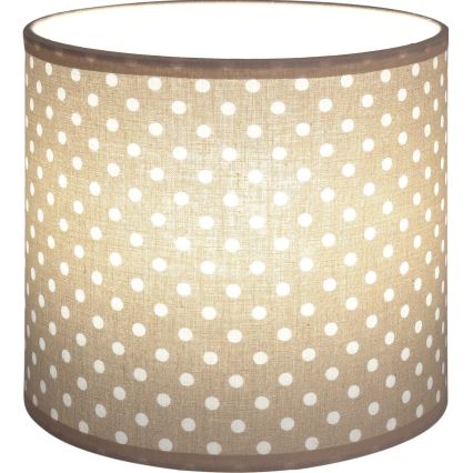 BRILAGI - BOBO Universal Lampshade E27 Ø 15 cm, Beige with Polka Dots