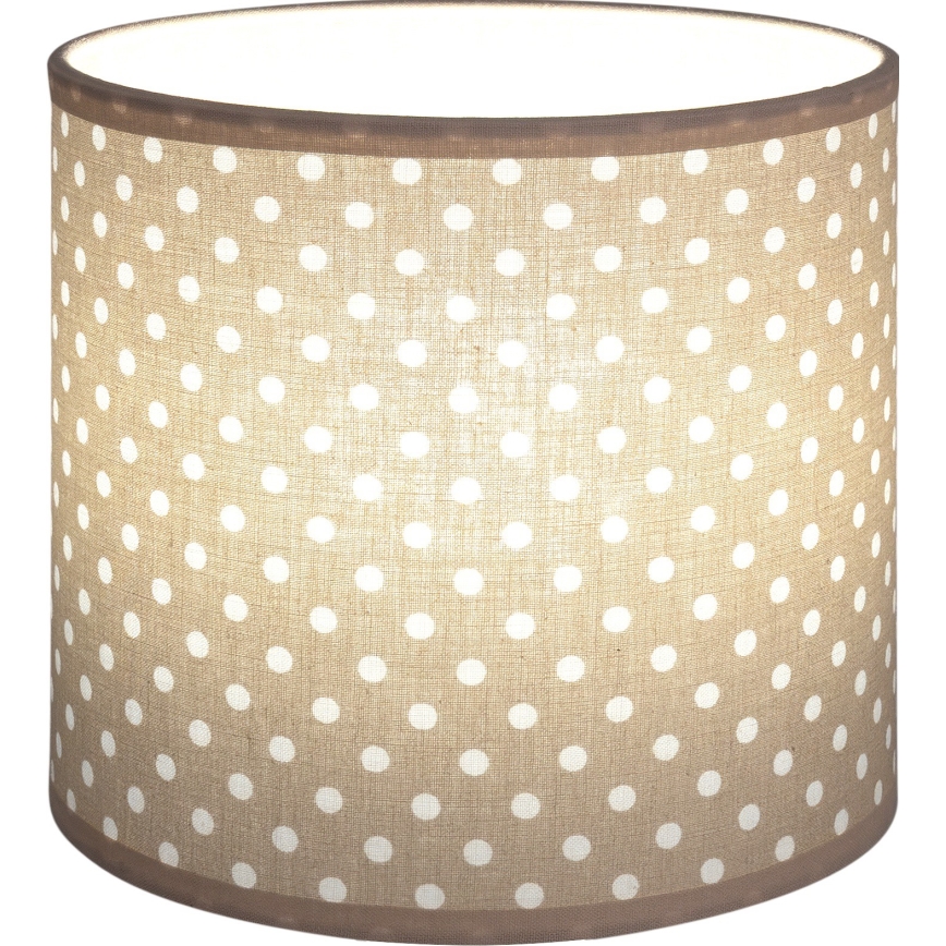 BRILAGI - BOBO Universal Lampshade E27 Ø 15 cm, Beige with Polka Dots