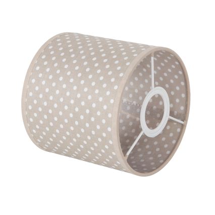 BRILAGI - BOBO Universal Lampshade E27 Ø 15 cm, Beige with Polka Dots