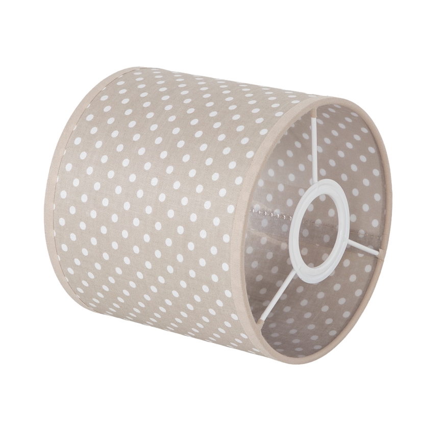 BRILAGI - BOBO Universal Lampshade E27 Ø 15 cm, Beige with Polka Dots