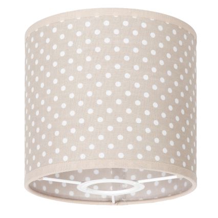 BRILAGI - BOBO Universal Lampshade E27 Ø 15 cm, Beige with Polka Dots