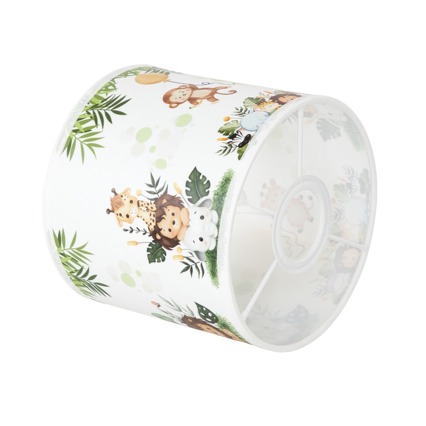 BRILAGI - BOBO Universal Lampshade E27 Ø 15 cm White/Green/Jungle