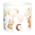 BRILAGI - BOBO Universal Lampshade for E27, Ø 15 cm, White/Animal Motifs