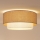 Brilagi - BOHO ECO LED Ceiling Light 1xE27/10W/230V, Ø 40 cm, beige/cream