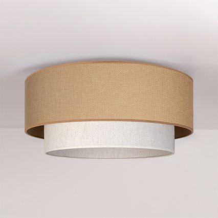 Brilagi - BOHO ECO LED Ceiling Light 1xE27/10W/230V, Ø 40 cm, beige/cream