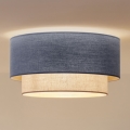 Brilagi - BOHO ECO LED Ceiling Light 1xE27/10W/230V Ø 40 cm blue/cream