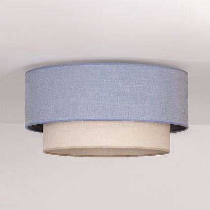 Brilagi - BOHO ECO LED Ceiling Light 1xE27/10W/230V Ø 40 cm blue/cream