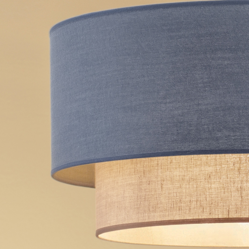 Brilagi - BOHO ECO LED Ceiling Light 1xE27/10W/230V Ø 40 cm blue/cream