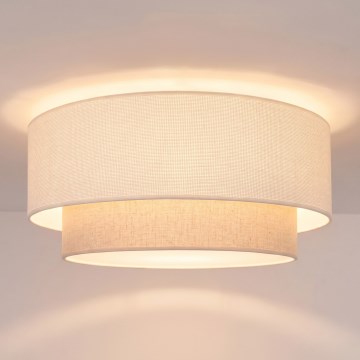 Brilagi - BOHO ECO LED Ceiling Light 1xE27/10W/230V Ø 40 cm cream