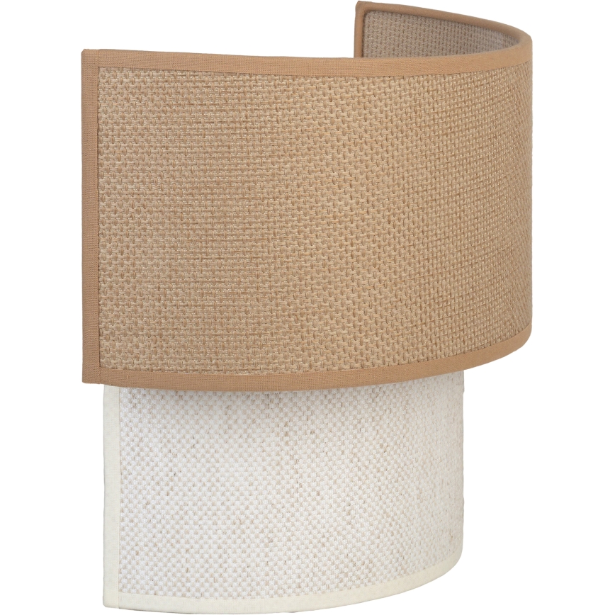 Brilagi - BOHO ECO LED Wall Light 1xE27/10W/230V beige/cream