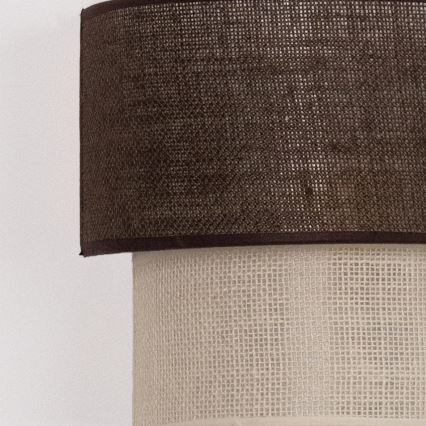 Brilagi - BOHO ECO LED Wall Light 1xE27/10W/230V Brown/Cream