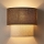 Brilagi - BOHO ECO LED Wall Light 1xE27/10W/230V Brown/Cream
