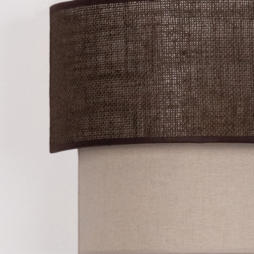 Brilagi - BOHO ECO LED Wall Light 1xE27/10W/230V Brown/Cream