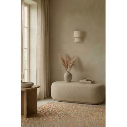 Brilagi - BOHO ECO LED Wall Light 1xE27/10W/230V cream